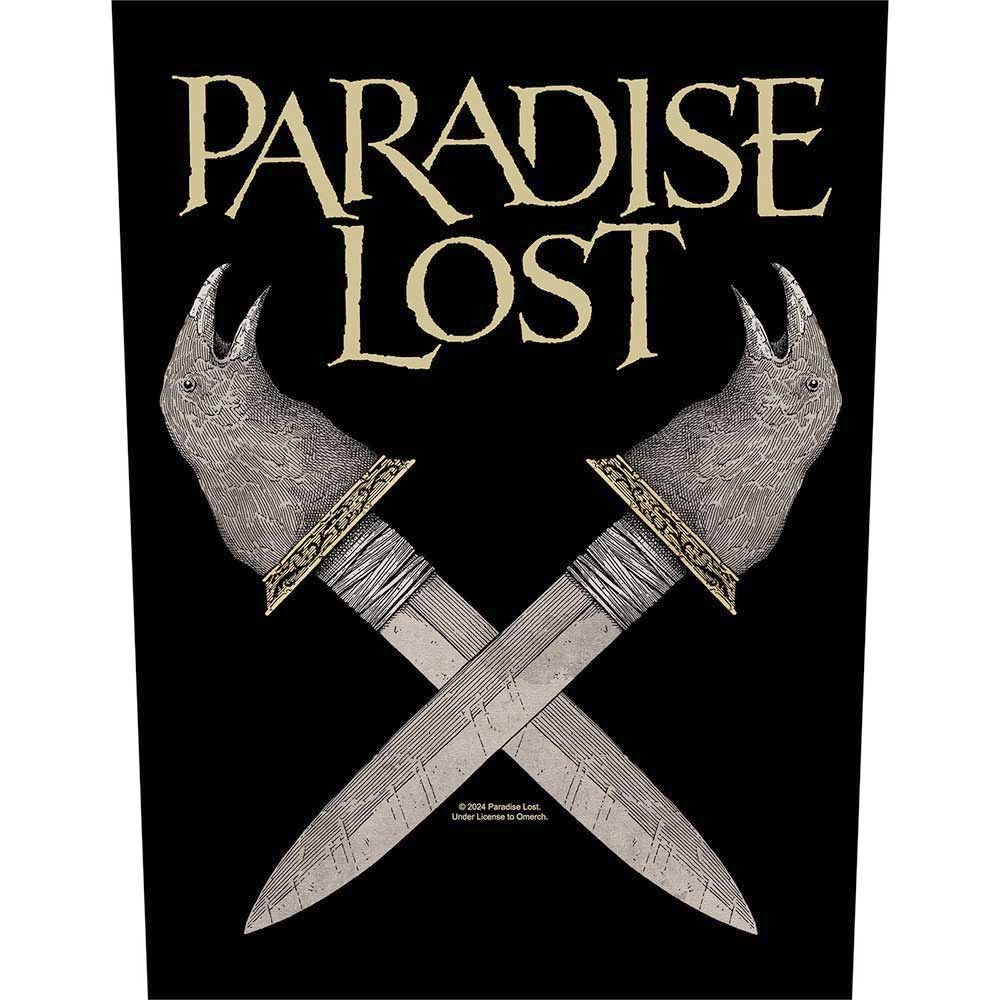 Paradise Lost - Obsidian Dagger Rugpatch - Zwart